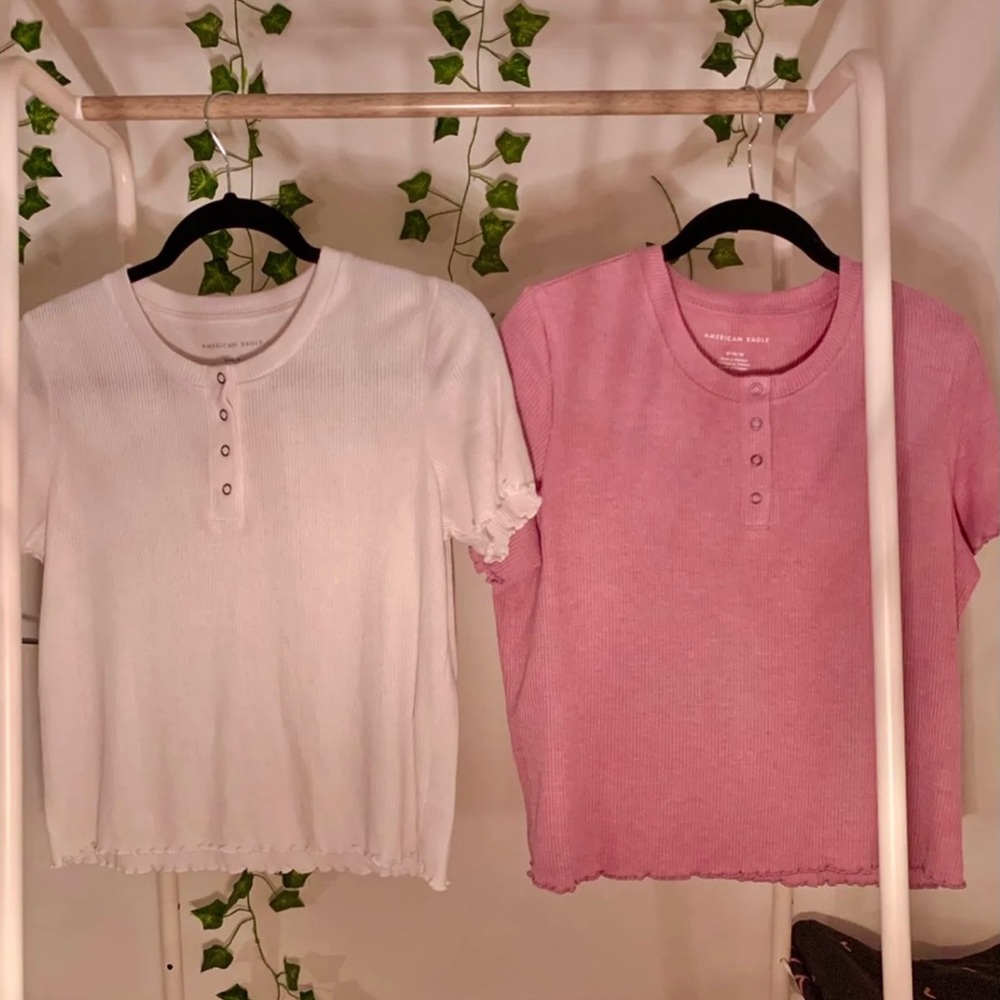 Two New Ruffle Tees - Picture 1 of 3